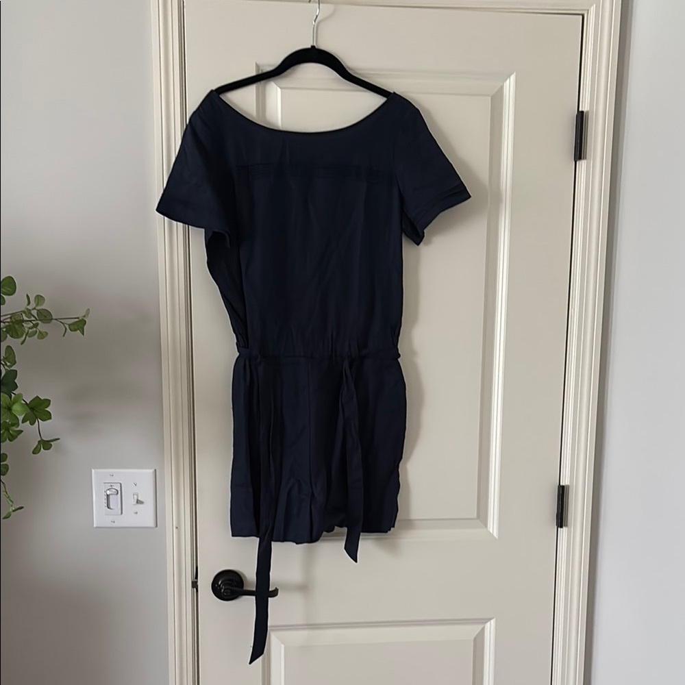 Elegant Navy Blue Women's romper